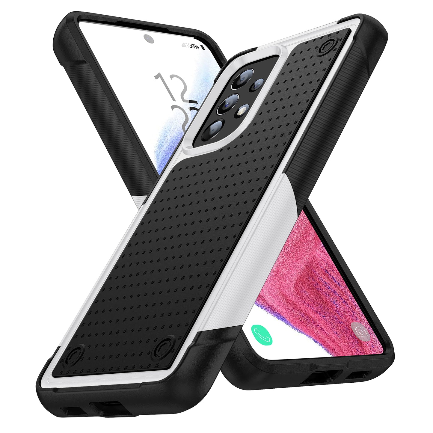 Elegance Mesh Galaxy A33 Case Combo 2 In 1