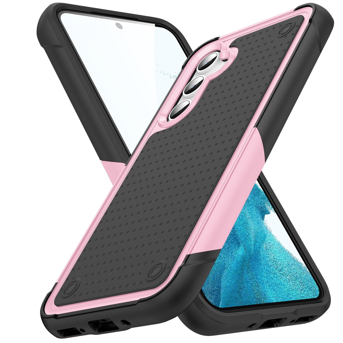 Elegance Mesh Galaxy A54 Case Combo 2 In 1