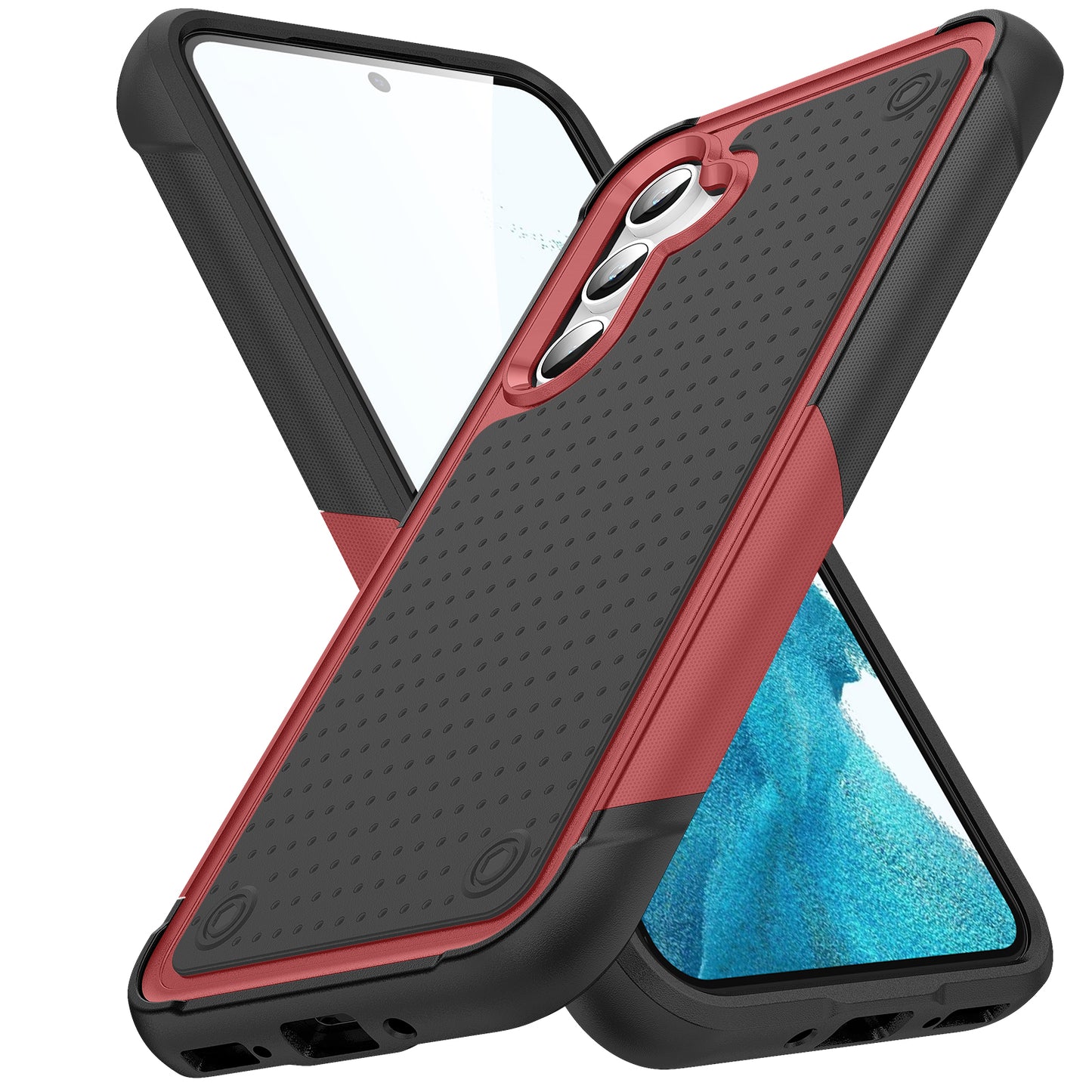 Elegance Mesh Galaxy A54 Case Combo 2 In 1