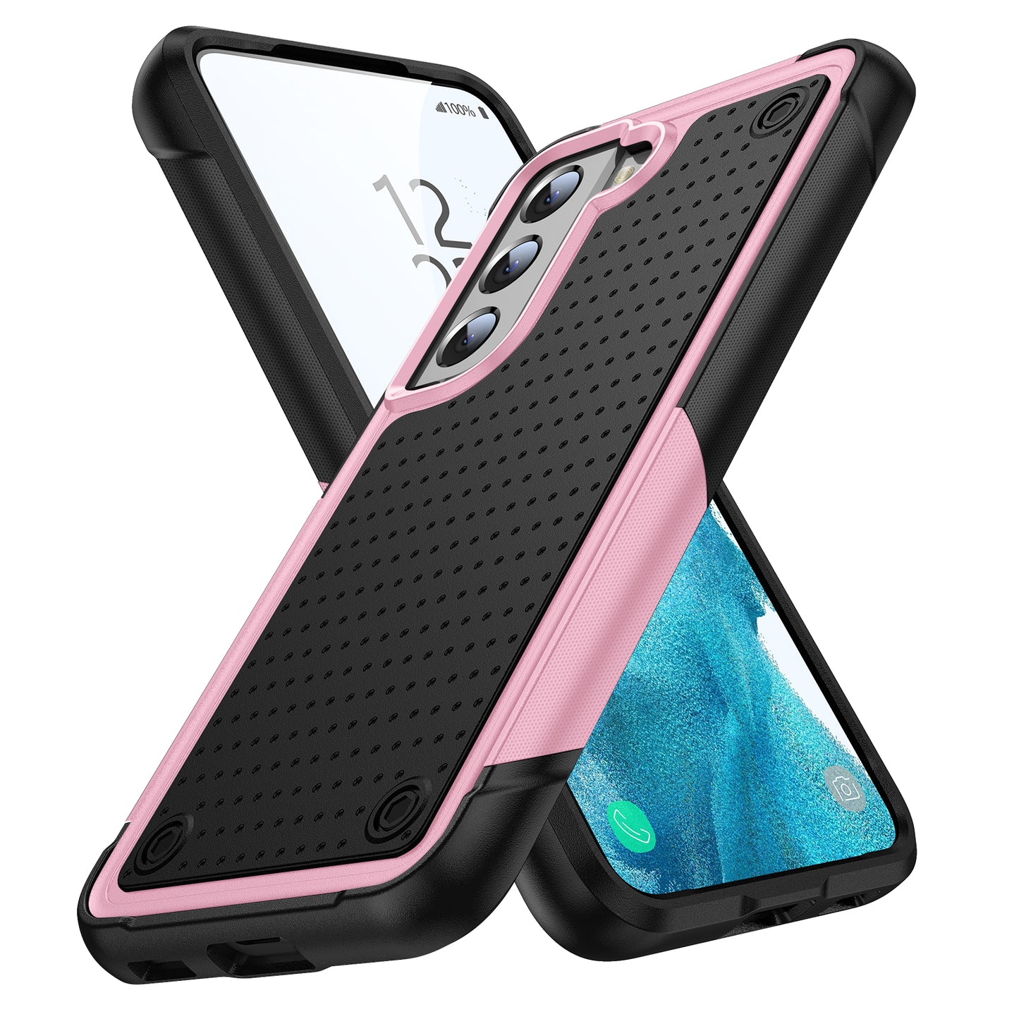 Elegance Mesh Galaxy S22 Case Combo 2 In 1