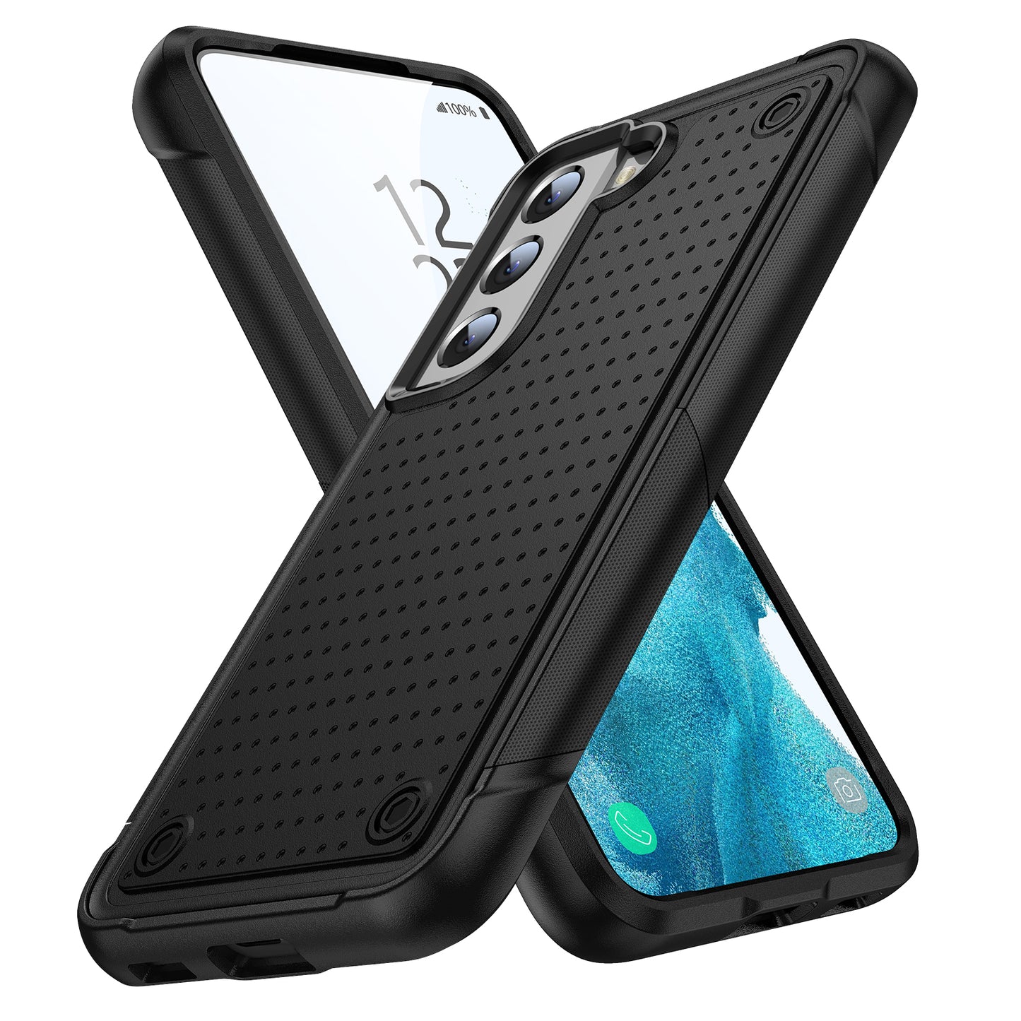 Elegance Mesh Galaxy S22 Case Combo 2 In 1