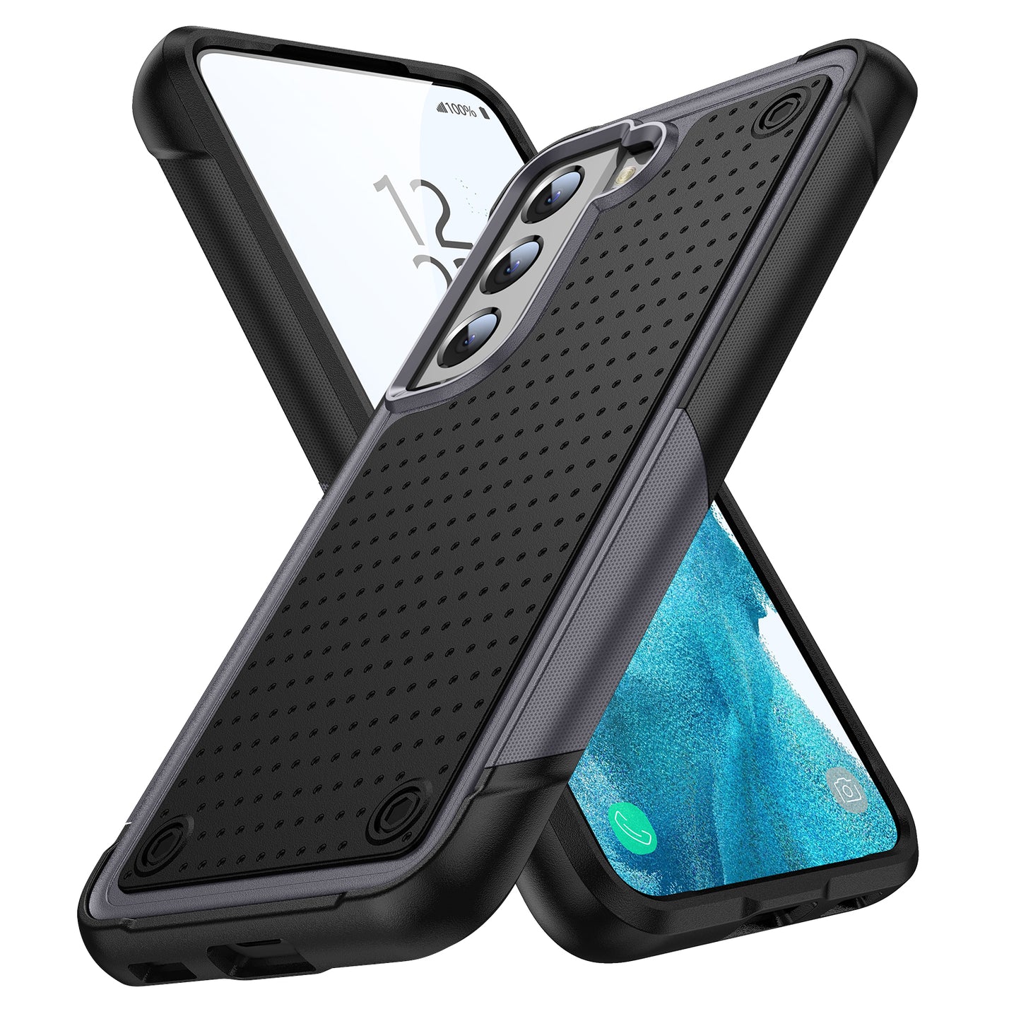 Elegance Mesh Galaxy S22 Case Combo 2 In 1