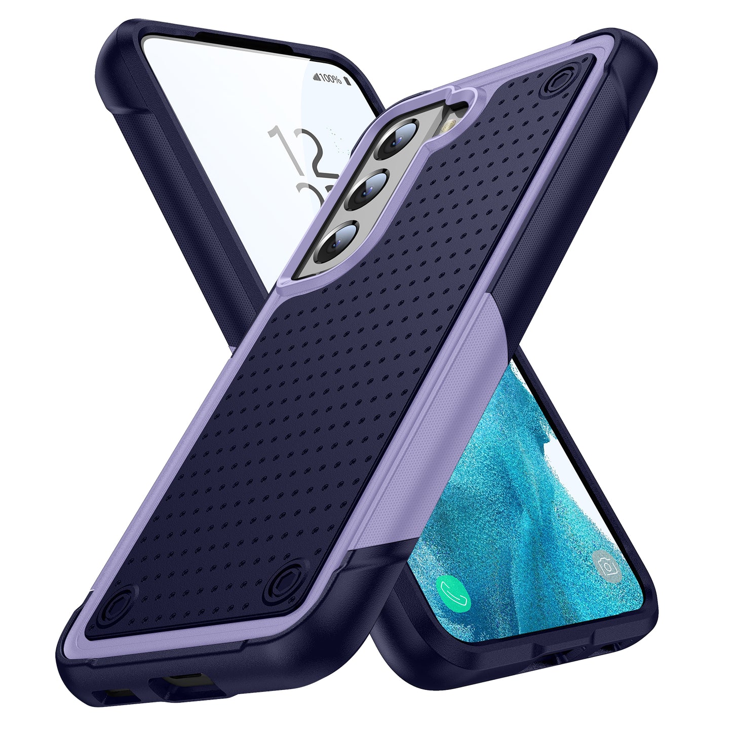 Elegance Mesh Galaxy S22 Case Combo 2 In 1