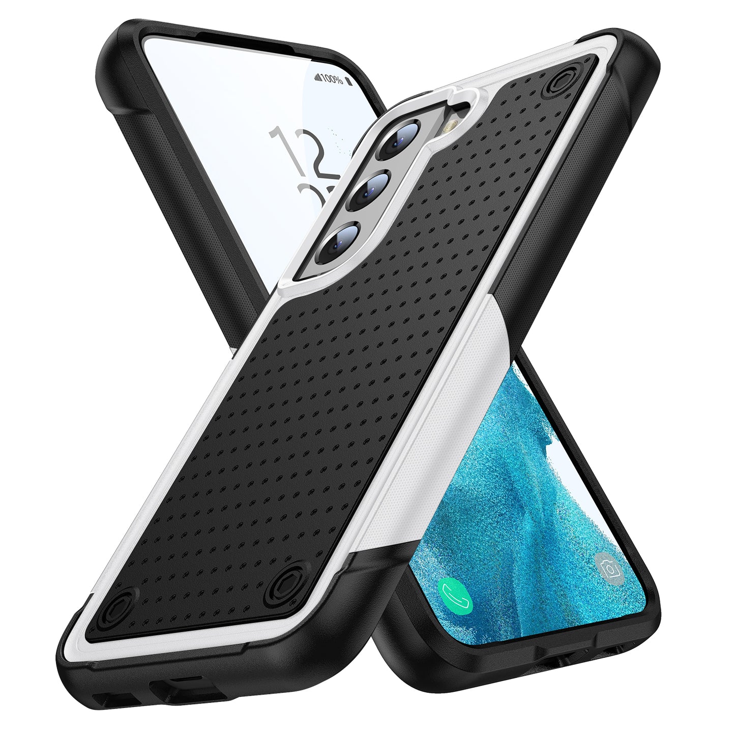 Elegance Mesh Galaxy S22 Case Combo 2 In 1