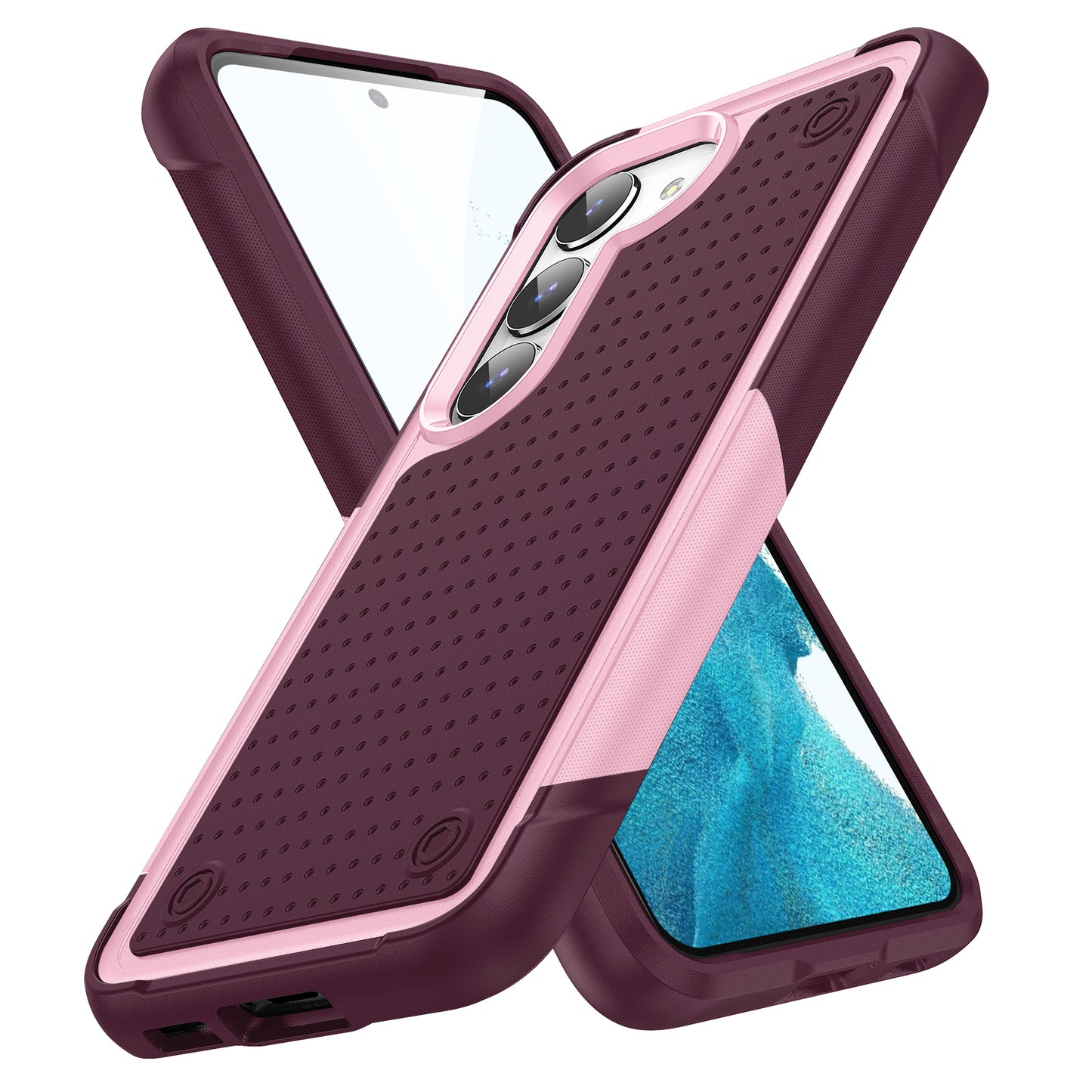 Elegance Mesh Galaxy S23+ Case Combo 2 In 1