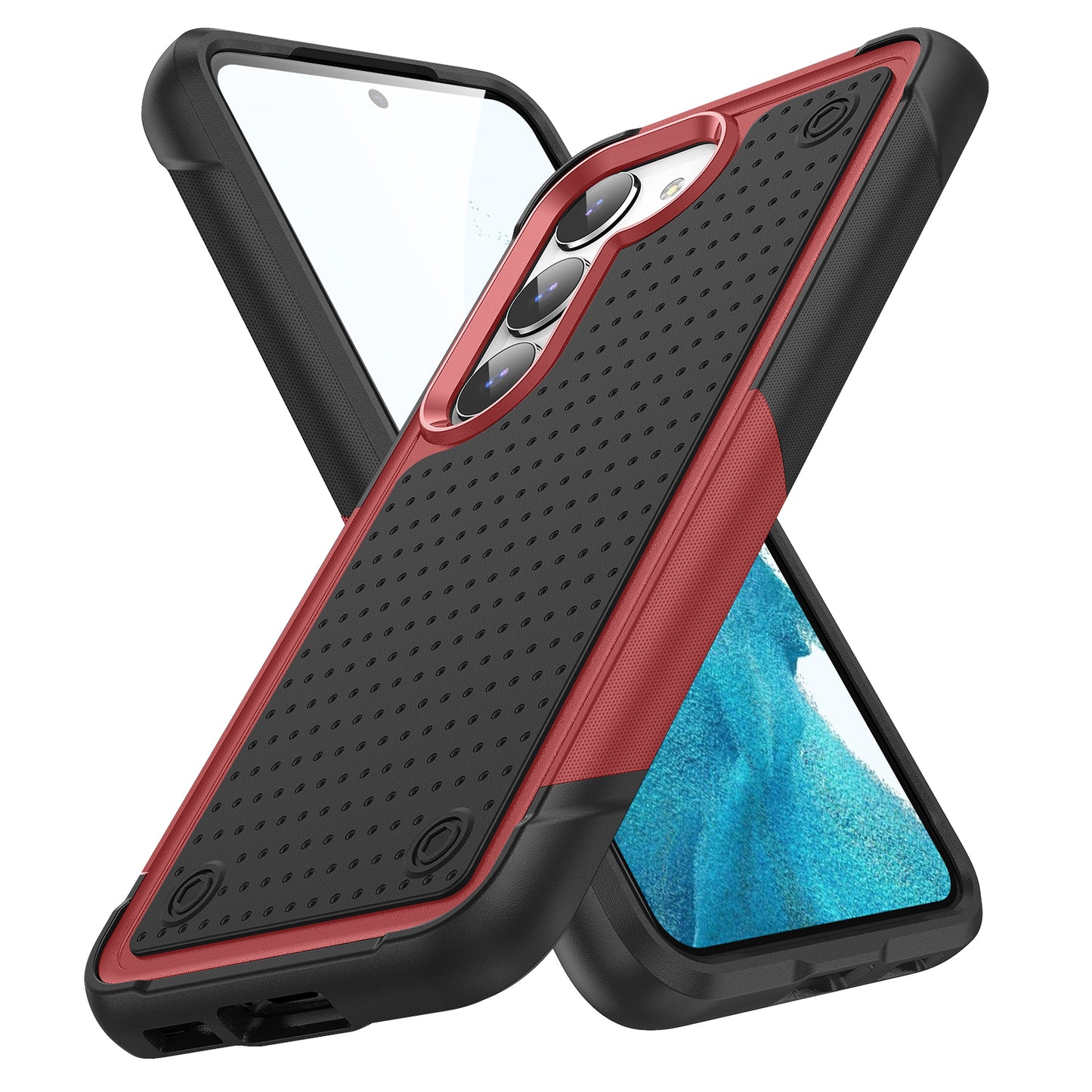 Elegance Mesh Galaxy S23+ Case Combo 2 In 1