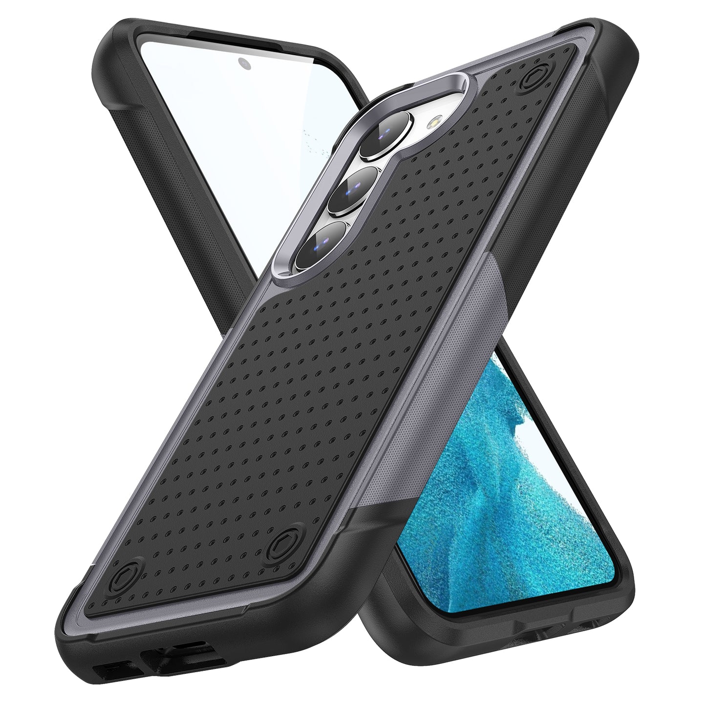 Elegance Mesh Galaxy S23+ Case Combo 2 In 1