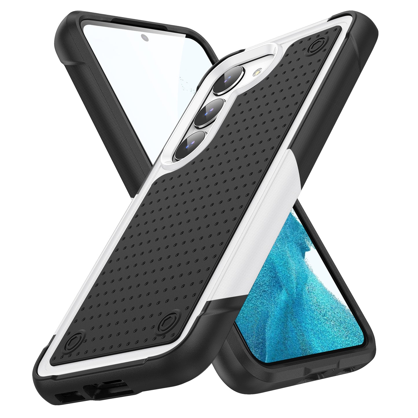 Elegance Mesh Galaxy S23+ Case Combo 2 In 1