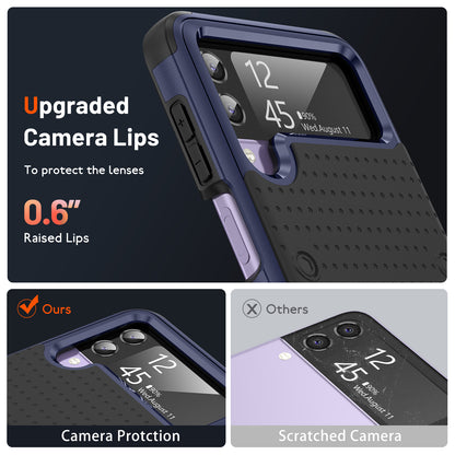 Elegance Mesh Galaxy Z Flip3 Case Combo 2 In 1