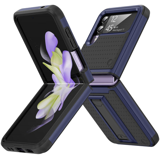 Elegance Mesh Galaxy Z Flip4 Case Combo 2 In 1