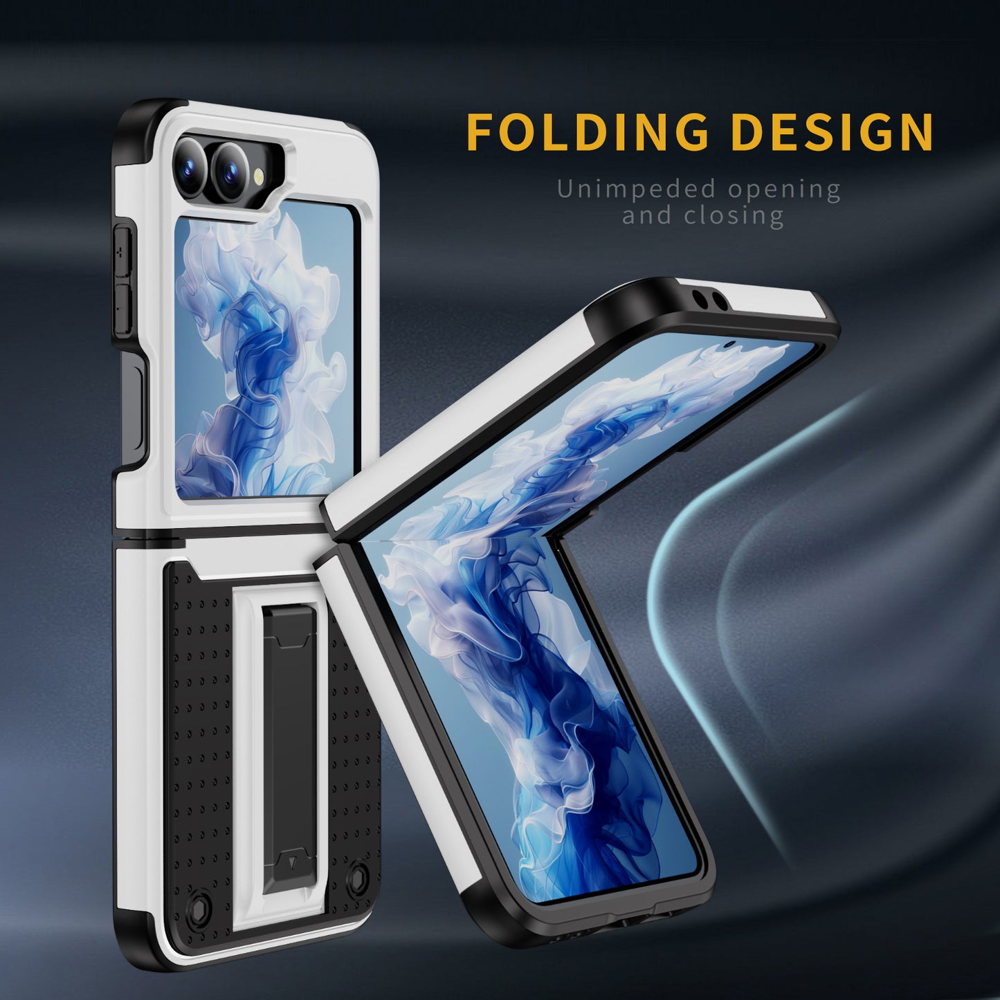 Elegance Mesh Galaxy Z Flip6 Case Combo 2 In 1