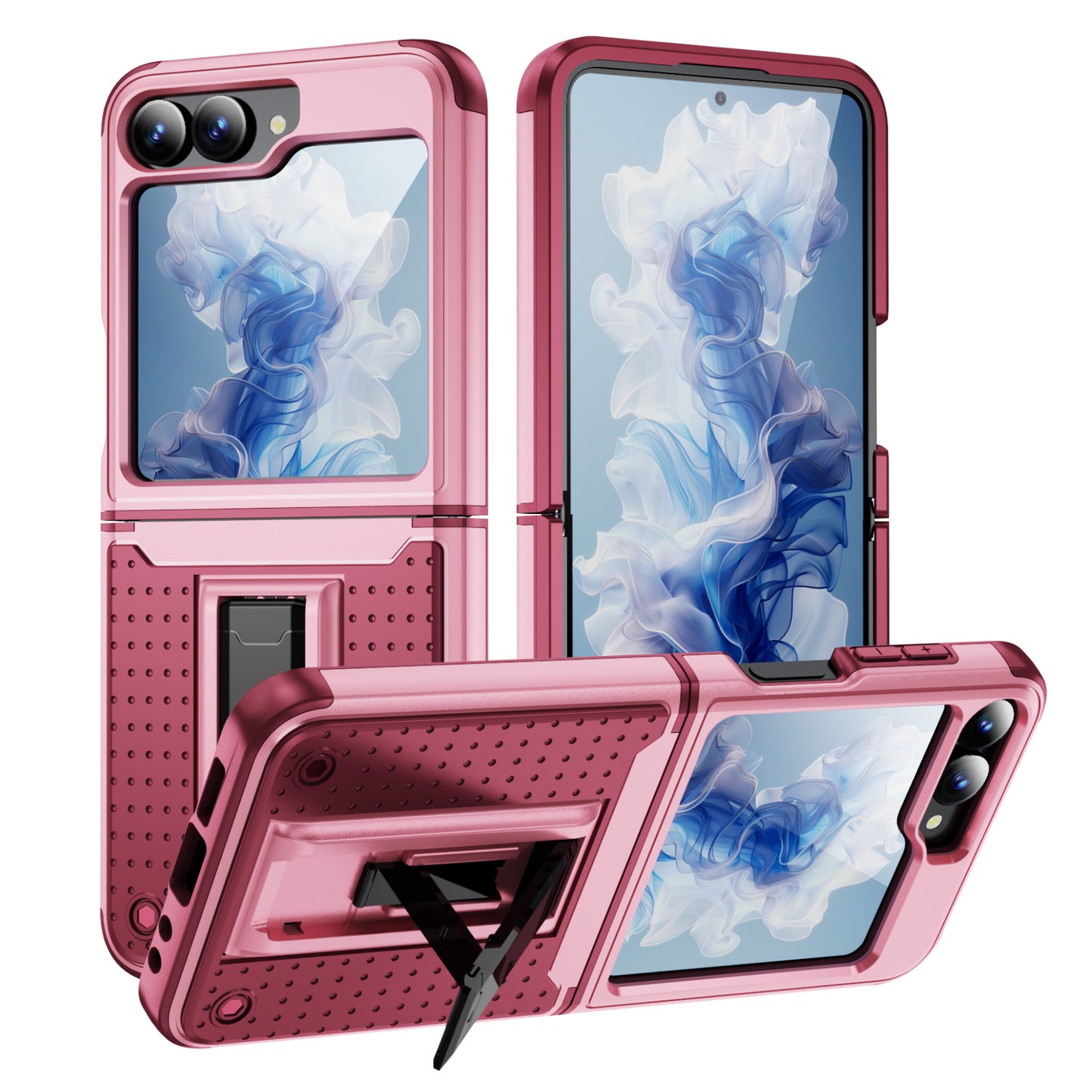 Elegance Mesh Galaxy Z Flip6 Case Combo 2 In 1