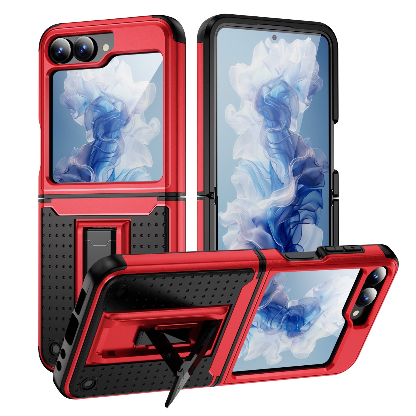 Elegance Mesh Galaxy Z Flip6 Case Combo 2 In 1