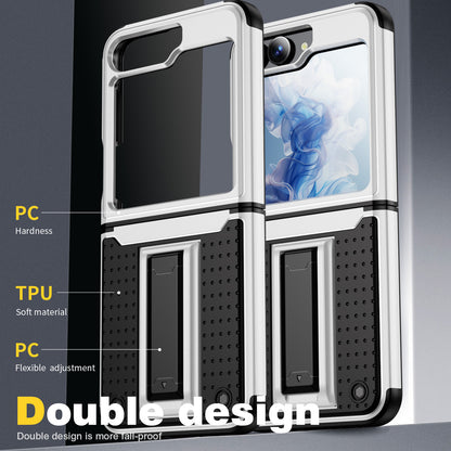 Elegance Mesh Galaxy Z Flip6 Case Combo 2 In 1