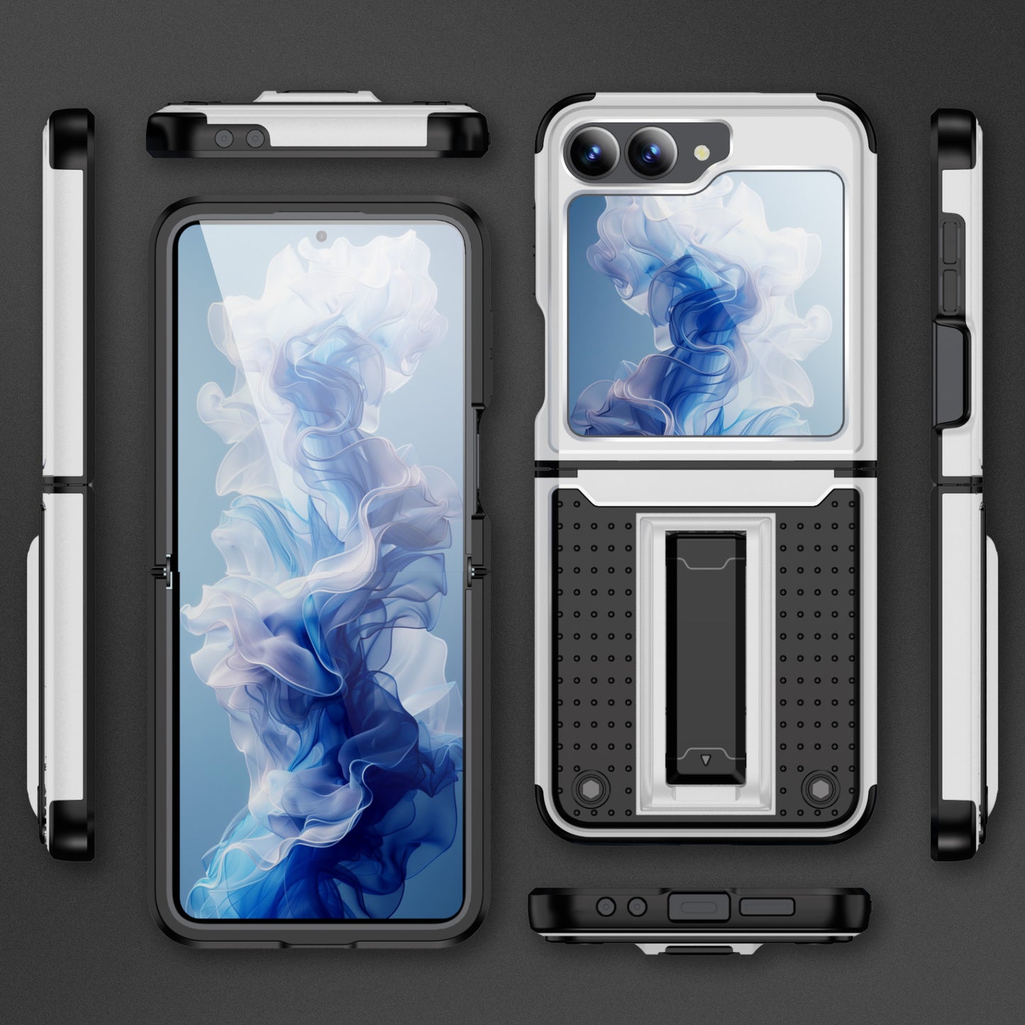 Elegance Mesh Galaxy Z Flip6 Case Combo 2 In 1