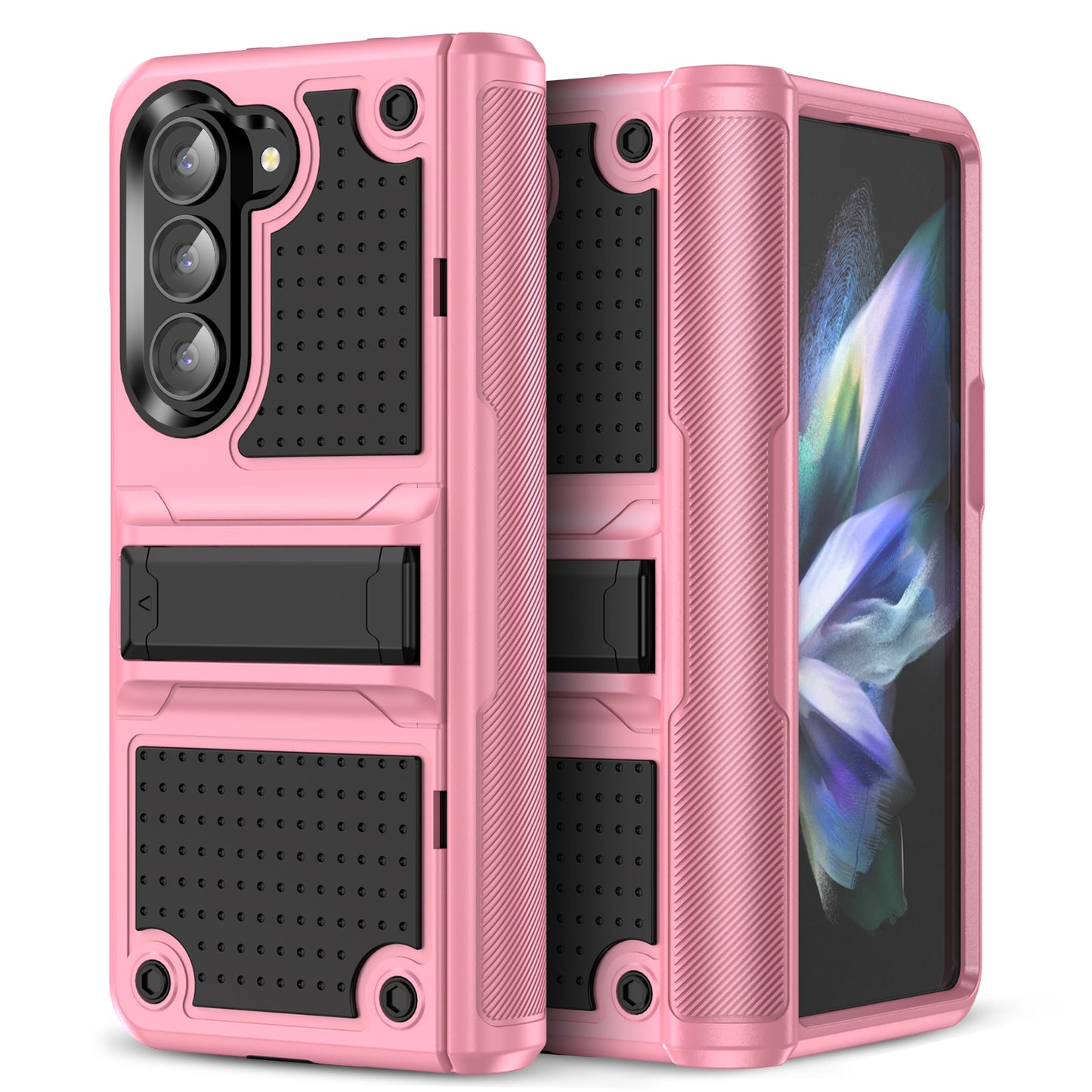 Elegance Mesh Galaxy Z Fold5 Case Combo 2 In 1