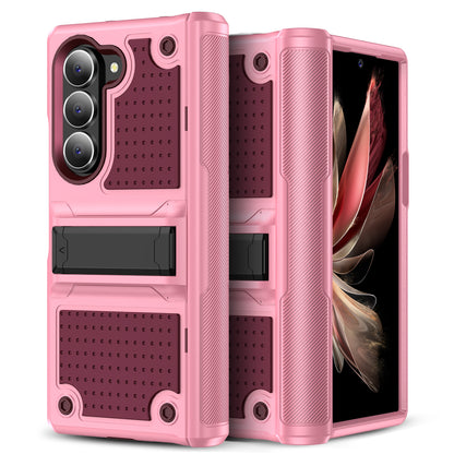 Elegance Mesh Galaxy Z Fold5 Case Combo 2 In 1