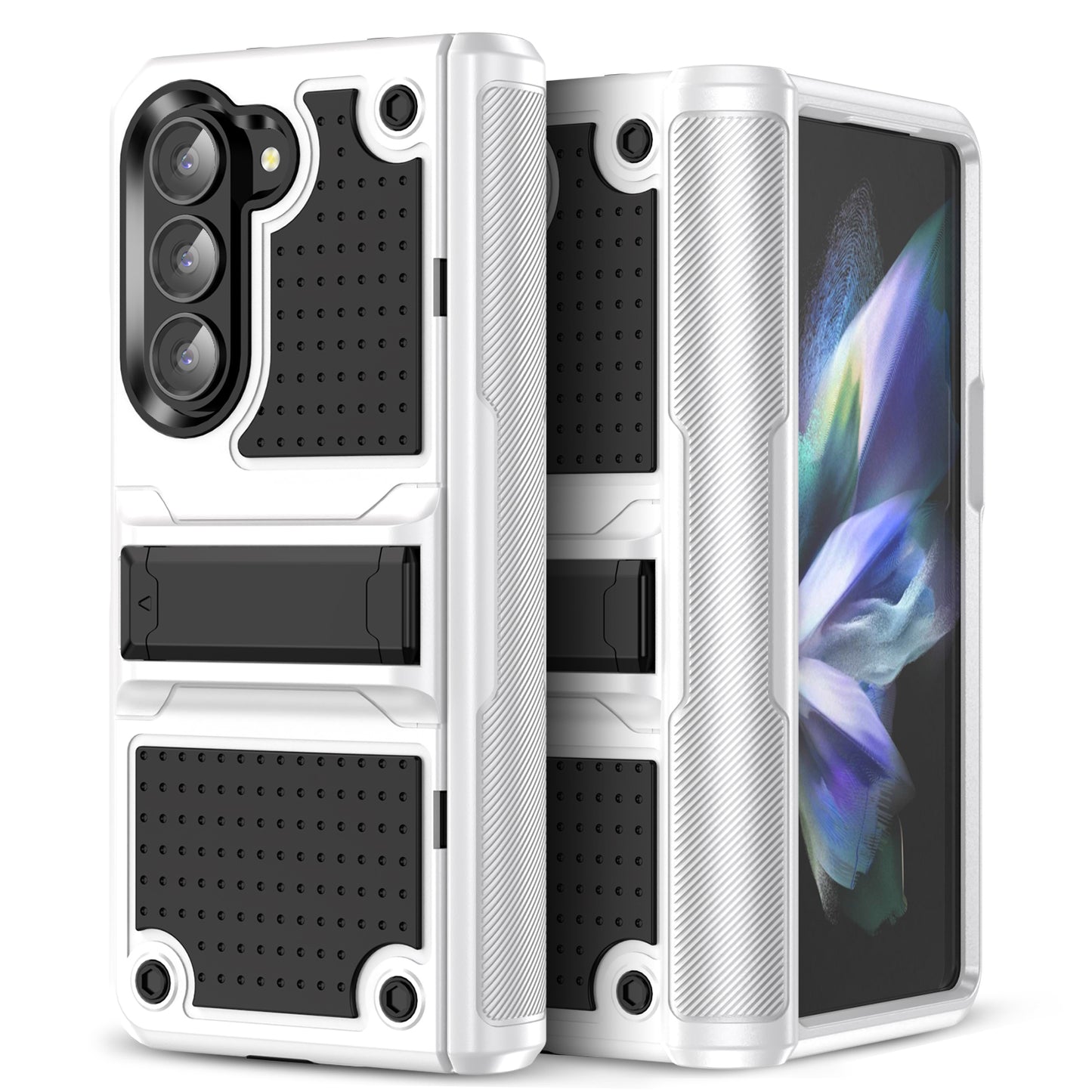 Elegance Mesh Galaxy Z Fold5 Case Combo 2 In 1