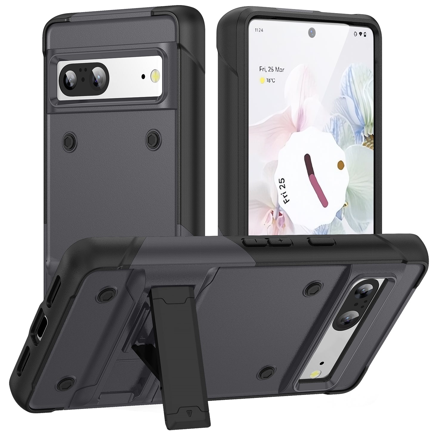 Bentayga Google Pixel 7 Case Kickstand TPU PC Rugged