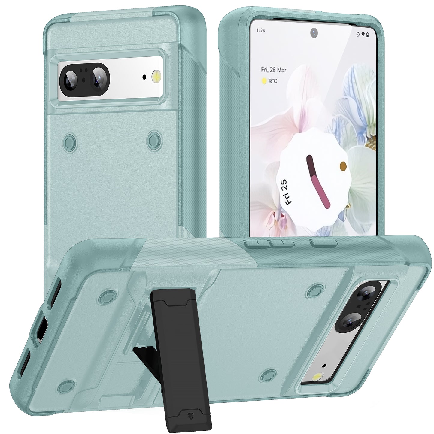 Bentayga Google Pixel 7 Case Kickstand TPU PC Rugged