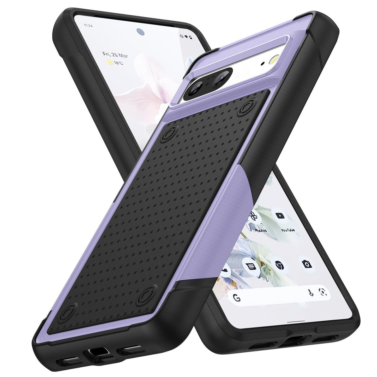 Elegance Mesh Google Pixel 7 Case Combo 2 In 1