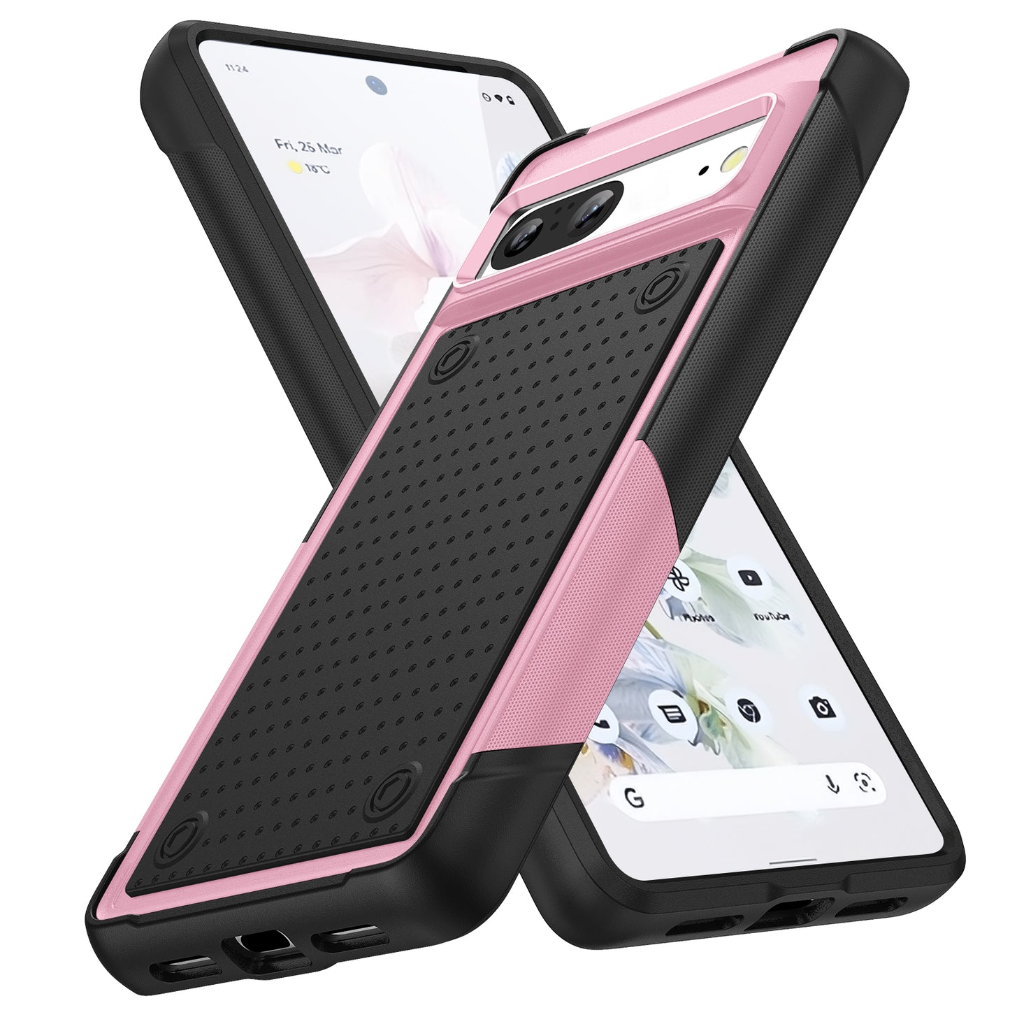 Elegance Mesh Google Pixel 7 Case Combo 2 In 1