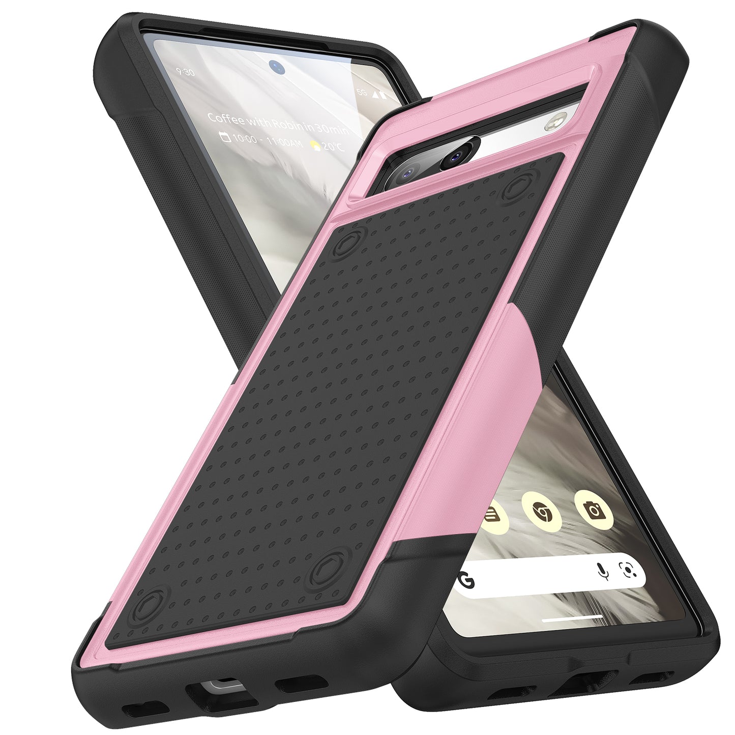 Elegance Mesh Google Pixel 7A Case Combo 2 In 1