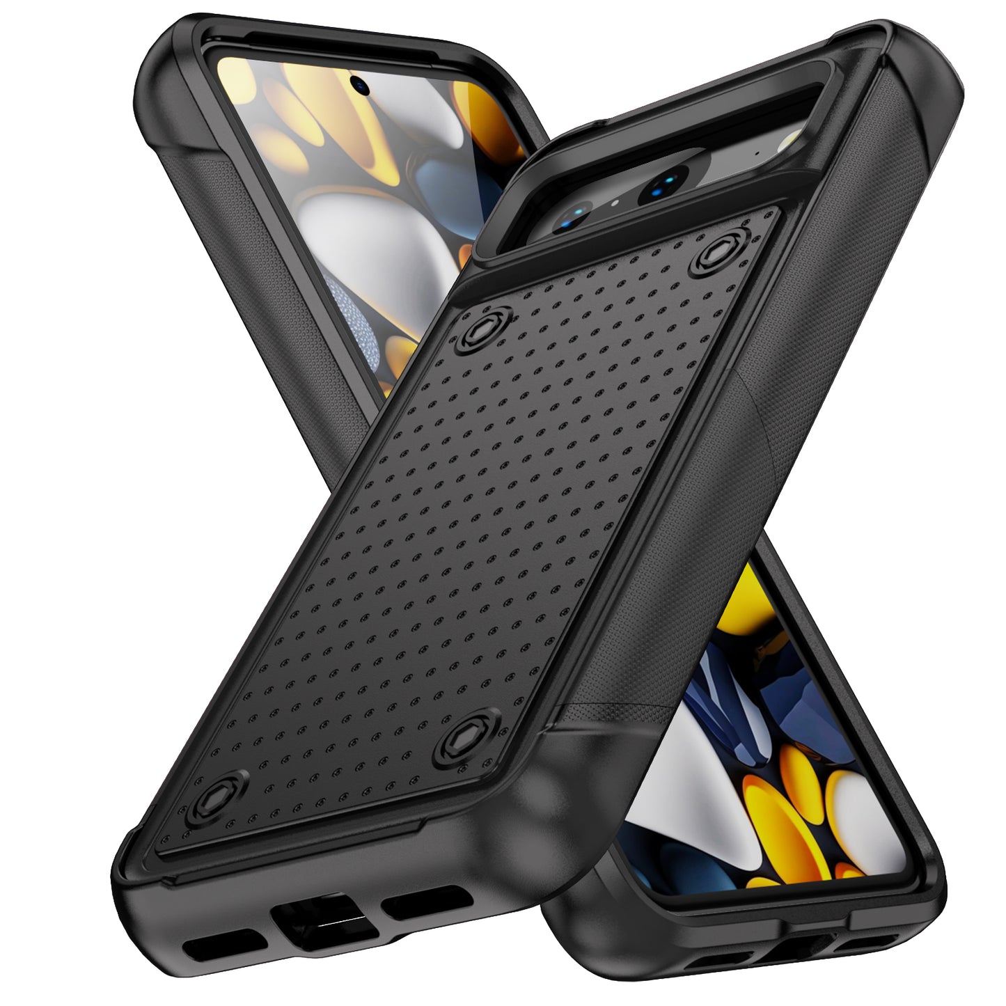 Elegance Mesh Google Pixel 8 Case Combo 2 In 1