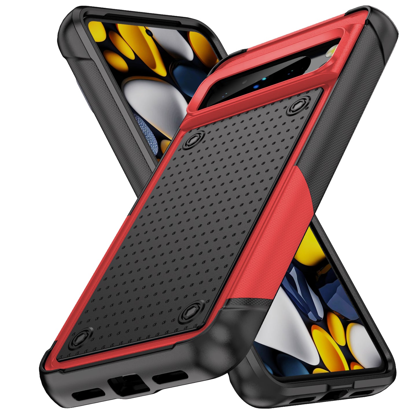 Elegance Mesh Google Pixel 8 Pro Case Combo 2 In 1