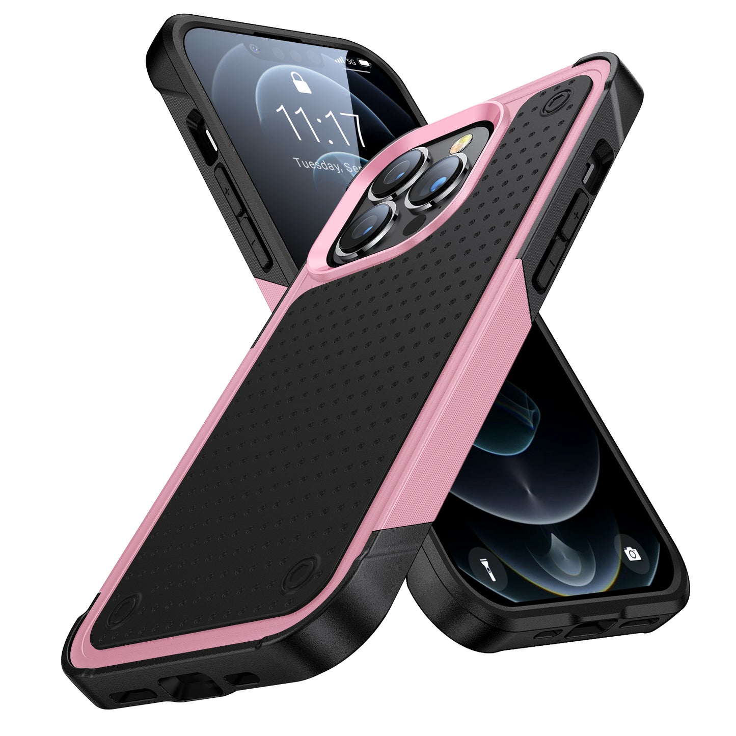 Elegance Mesh iPhone 13 Pro Case Combo 2 In 1