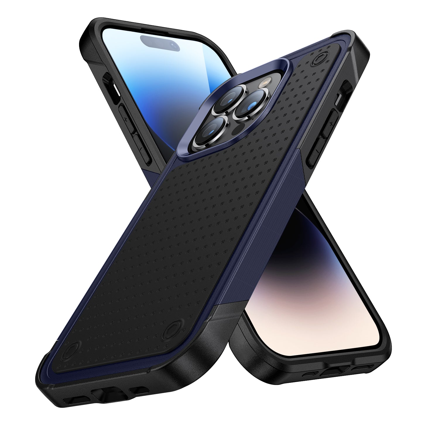 Elegance Mesh iPhone 14 Pro Max Case Combo 2 In 1