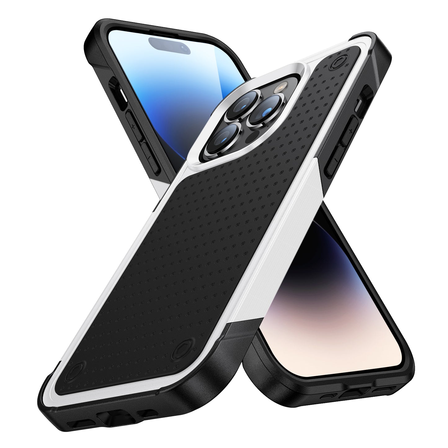 Elegance Mesh iPhone 14 Pro Max Case Combo 2 In 1