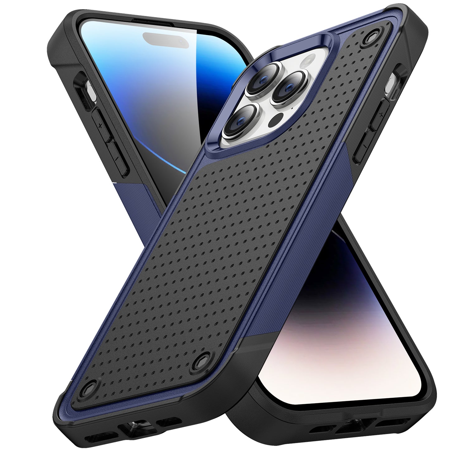 Elegance Mesh iPhone 15 Pro Max Case Combo 2 In 1