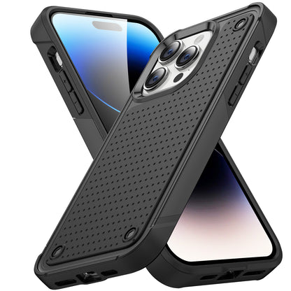 Elegance Mesh iPhone 15 Pro Max Case Combo 2 In 1