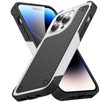 Elegance Mesh iPhone 15 Pro Max Case Combo 2 In 1