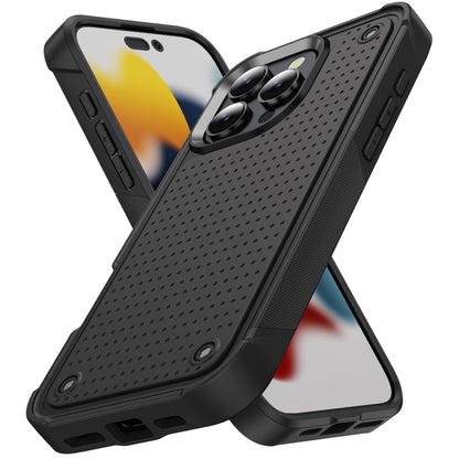 Elegance Mesh iPhone 16 Pro Max Case Combo 2 In 1