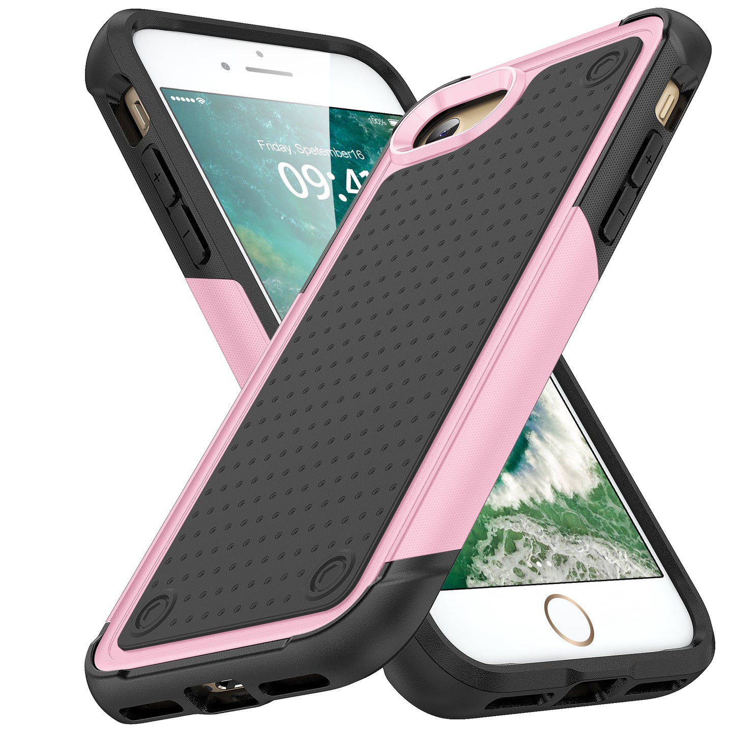 Elegance Mesh iPhone SE 2020 Case Combo 2 In 1