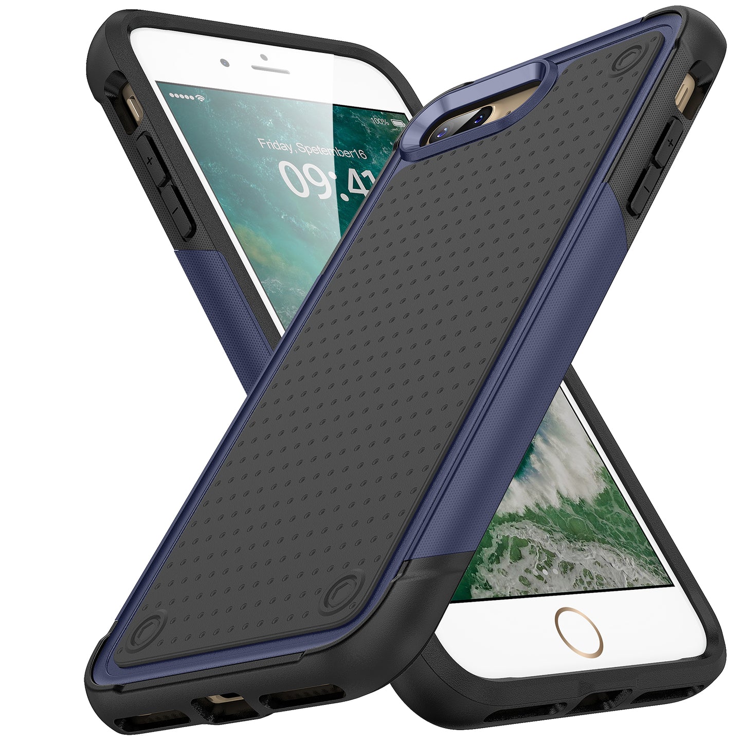 Elegance Mesh iPhone 7 Plus Case Combo 2 In 1