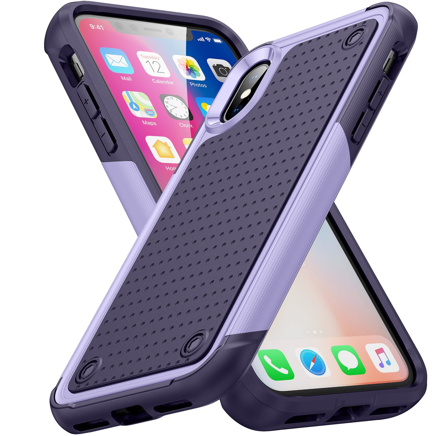 Elegance Mesh iPhone Xs Max Case Combo 2 In 1