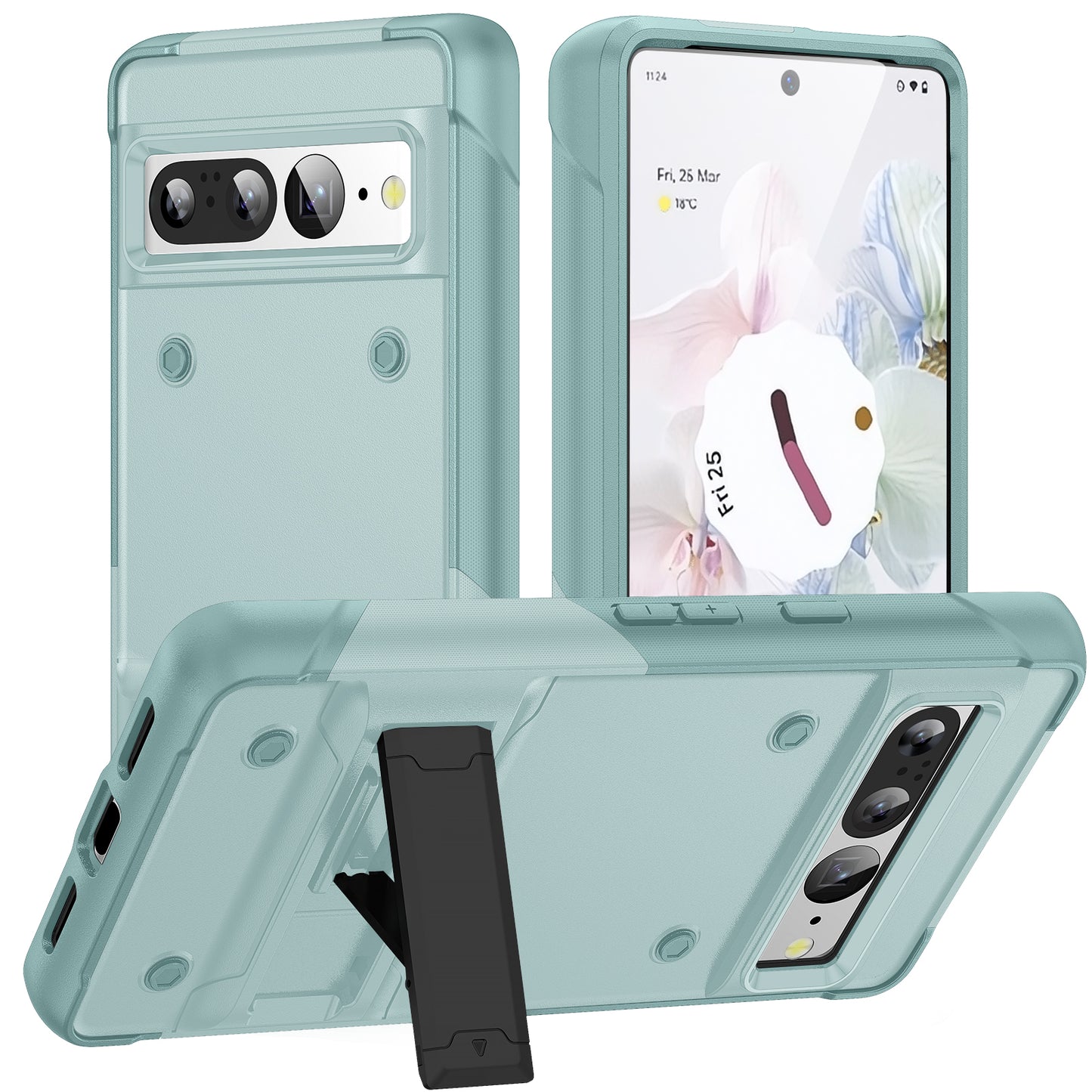 Bentayga Google Pixel 7 Pro Case Kickstand TPU PC Rugged