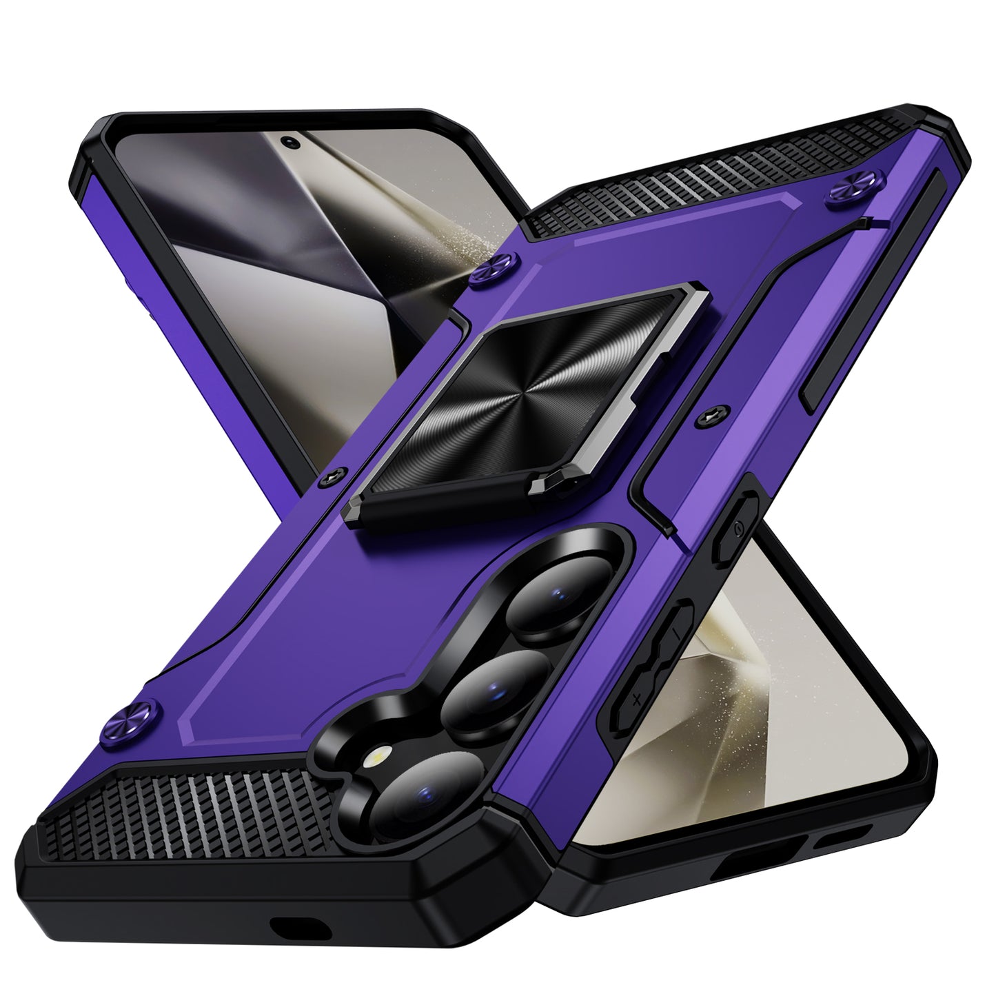 General Rugged Galaxy S24+ Case Built-in Kickstand