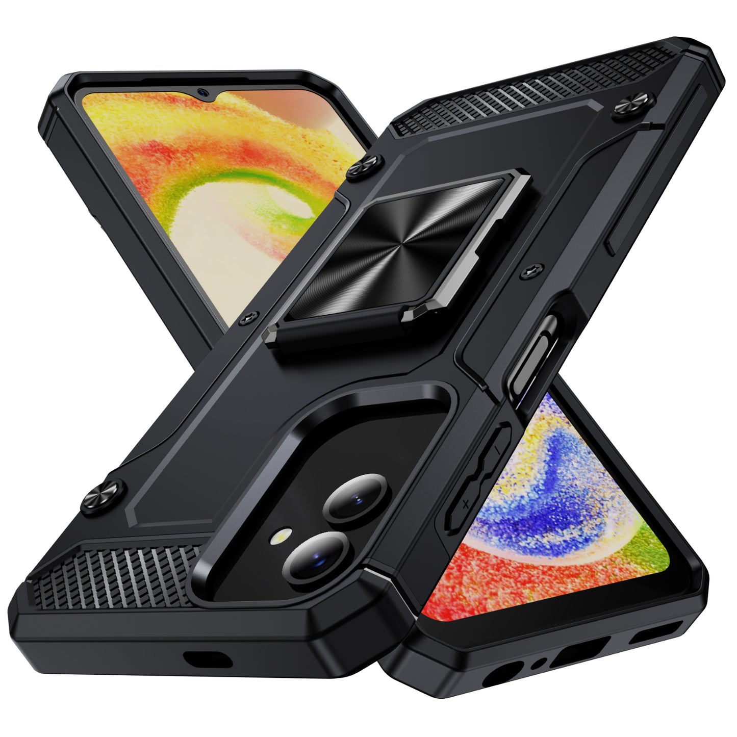 General Rugged Galaxy A04 Case Built-in Kickstand