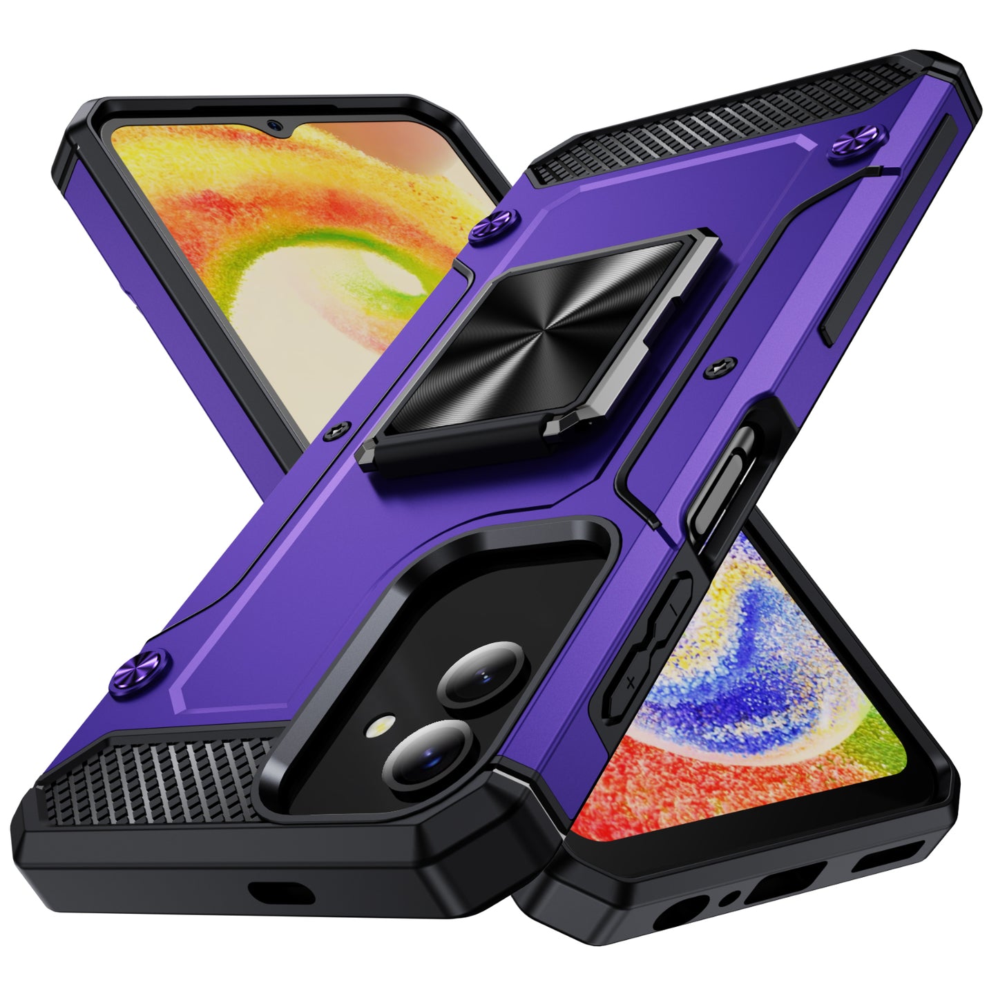 General Rugged Galaxy A04 Case Built-in Kickstand