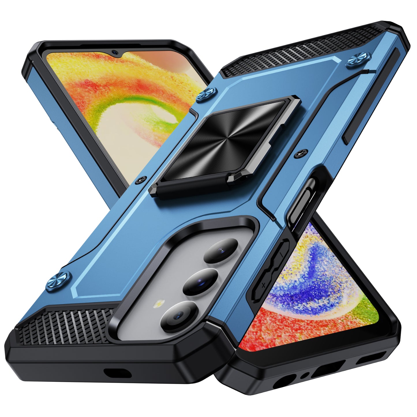 General Rugged Galaxy A04s Case Built-in Kickstand