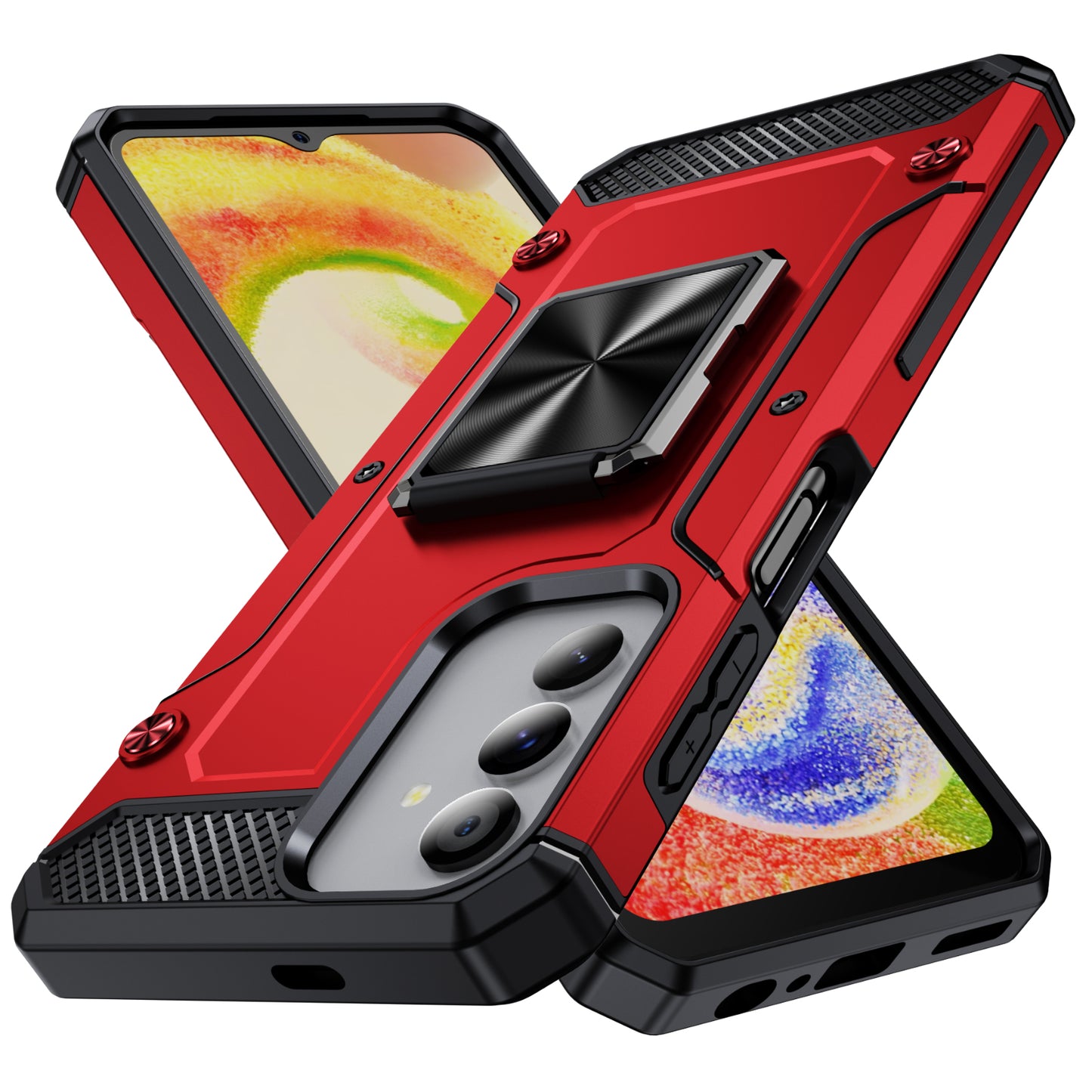 General Rugged Galaxy A04s Case Built-in Kickstand