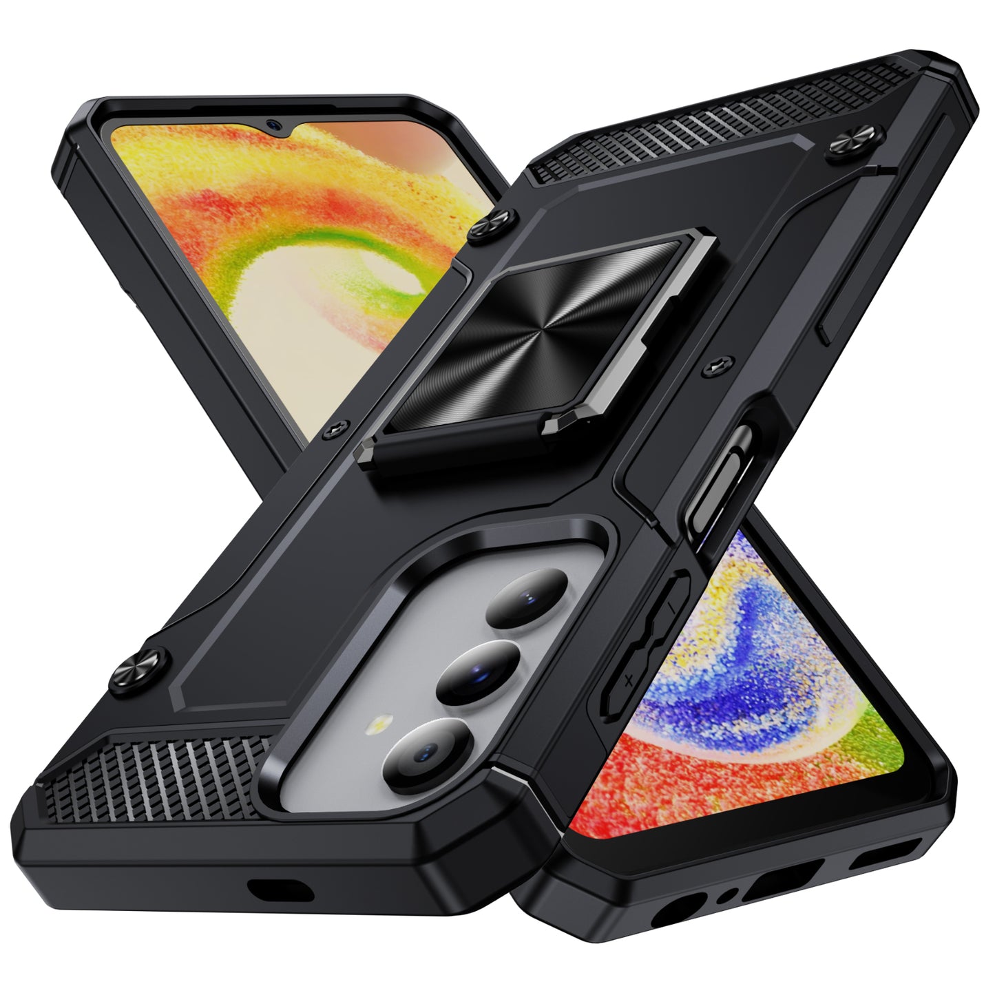 General Rugged Galaxy A04s Case Built-in Kickstand