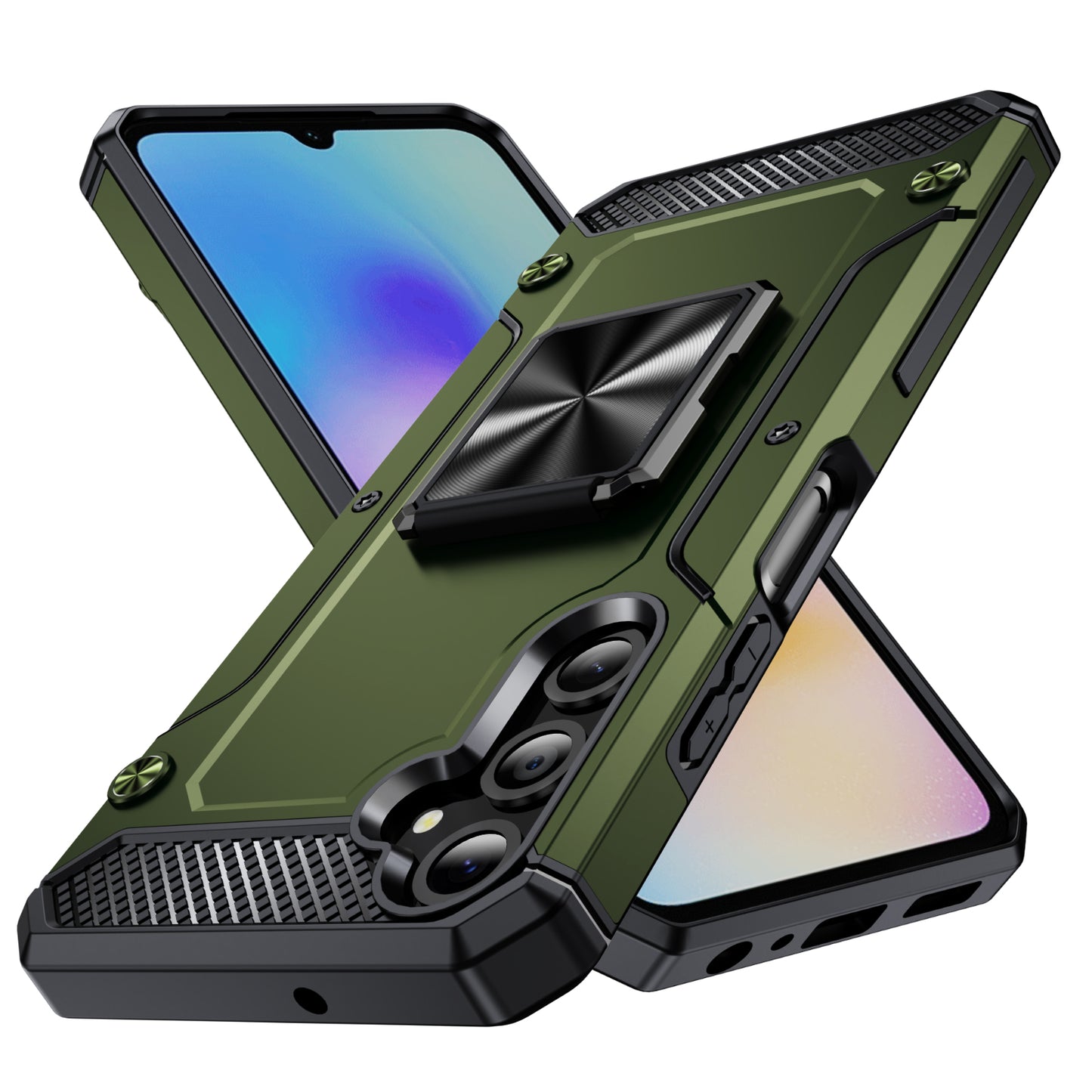 General Rugged Galaxy A05s Case Built-in Kickstand