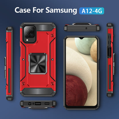 General Rugged Galaxy A12 Case Built-in Kickstand