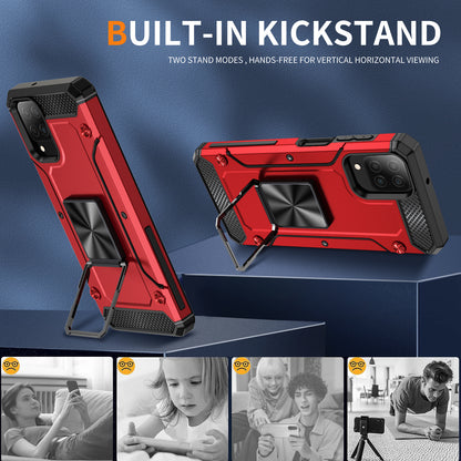 General Rugged Galaxy A12 Case Built-in Kickstand