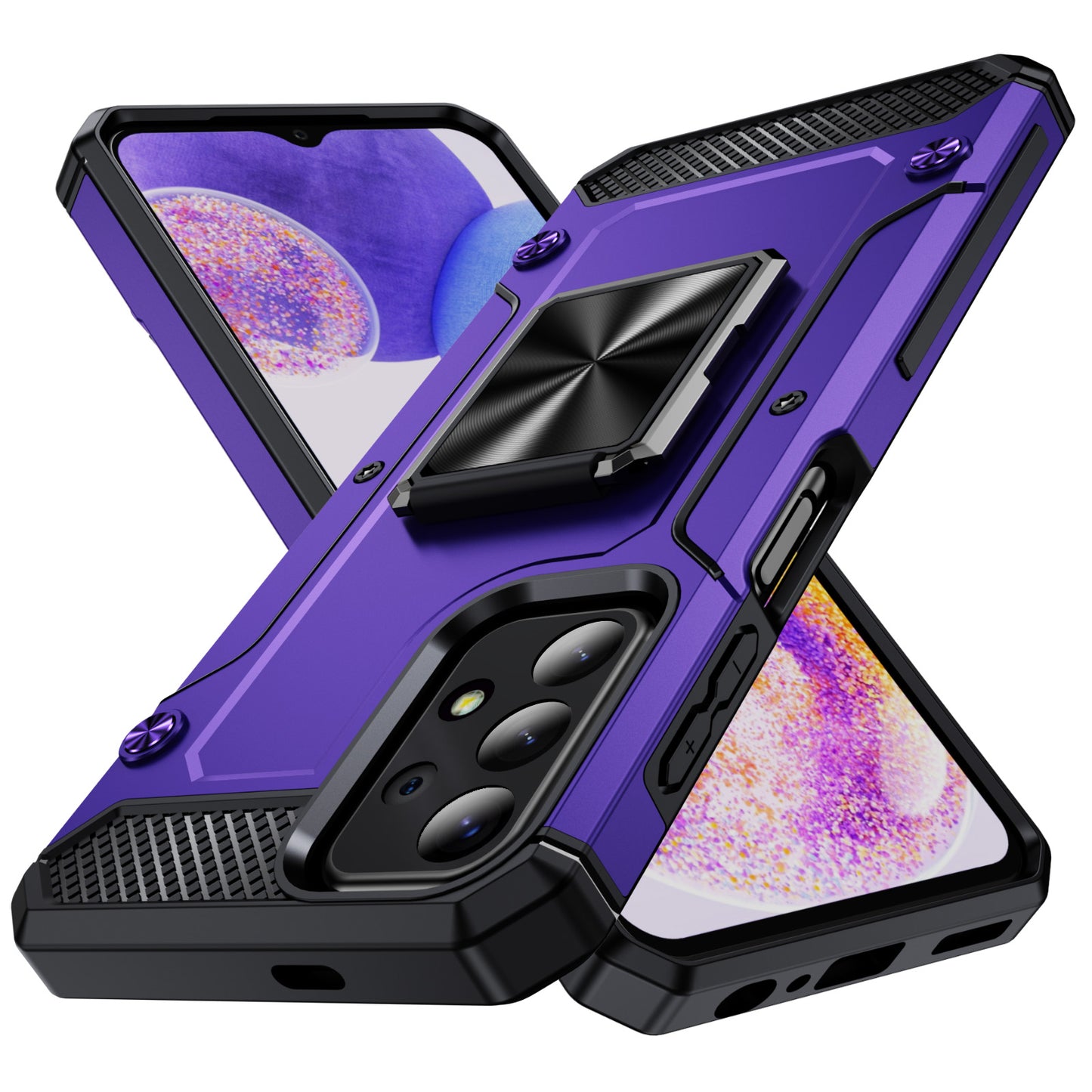 General Rugged Galaxy A23 Case Built-in Kickstand